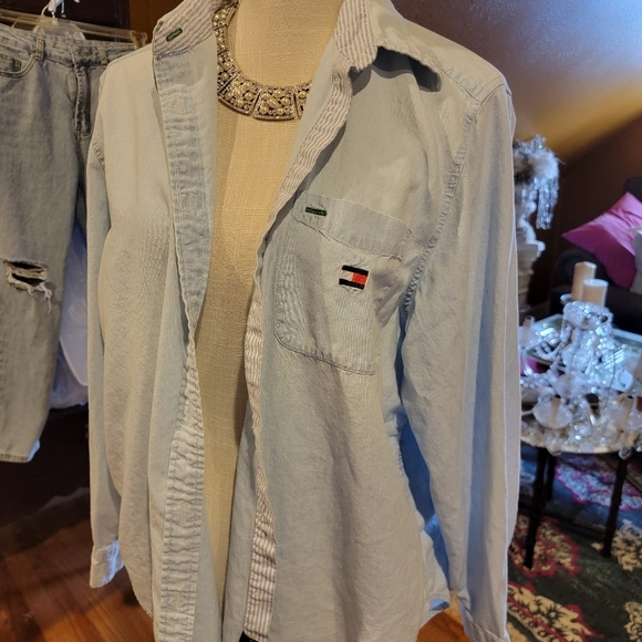 Tommy Hilfiger shirt preppy y2k - Picture 1 of 12